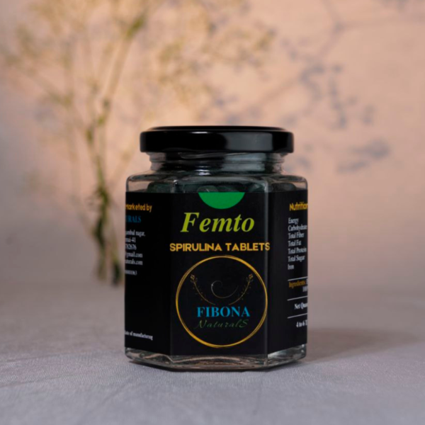 Femto Spirulina Tablets - 120 Nos